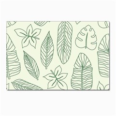 Banana Leaves Draw   Postcard 4 x 6  (pkg Of 10) by ConteMonfreyShop