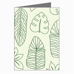 Banana Leaves Draw   Greeting Card by ConteMonfreyShop