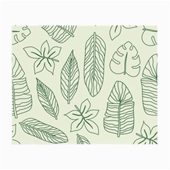 Banana Leaves Draw   Small Glasses Cloth by ConteMonfreyShop