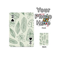 Banana Leaves Draw   Playing Cards 54 Designs (mini)