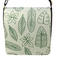 Banana Leaves Draw   Flap Closure Messenger Bag (s) by ConteMonfreyShop