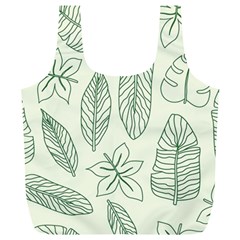 Banana Leaves Draw   Full Print Recycle Bag (xl) by ConteMonfreyShop