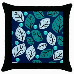 Vibrant Fall Autumn  Throw Pillow Case (black) by ConteMonfreyShop