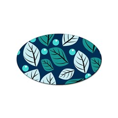 Vibrant Fall Autumn  Sticker (oval)