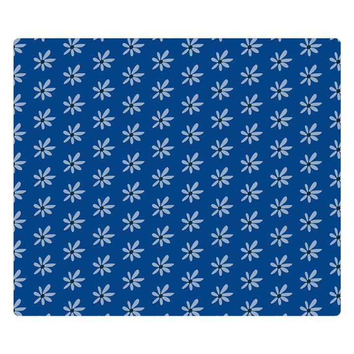 Little White Daisies  Flowers Garden Double Sided Flano Blanket (Small)