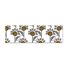 Daisy Minimalist Leaves Sticker (bumper) by ConteMonfreyShop