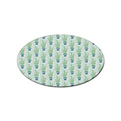 Cuteness Overload Of Cactus!   Sticker Oval (10 Pack)