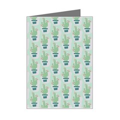 Cuteness Overload Of Cactus!   Mini Greeting Card by ConteMonfreyShop