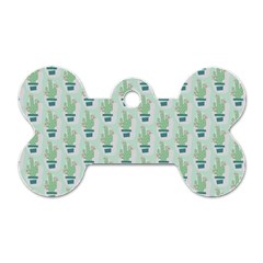 Cuteness Overload Of Cactus!   Dog Tag Bone (one Side) by ConteMonfreyShop