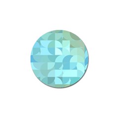 Geometric Ocean   Golf Ball Marker (4 Pack) by ConteMonfreyShop