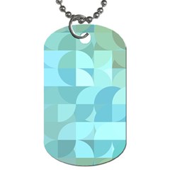 Geometric Ocean   Dog Tag (two Sides) by ConteMonfreyShop