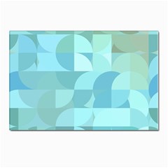 Geometric Ocean   Postcards 5  X 7  (pkg Of 10) by ConteMonfreyShop