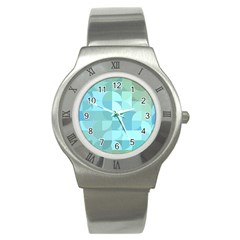 Geometric Ocean   Stainless Steel Watch by ConteMonfreyShop