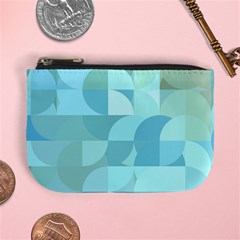 Geometric Ocean   Mini Coin Purse by ConteMonfreyShop