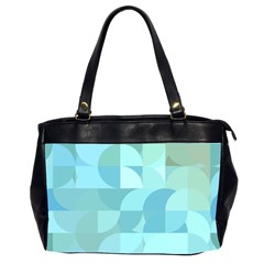 Geometric Ocean   Oversize Office Handbag (2 Sides) by ConteMonfreyShop