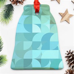 Geometric Ocean   Ornament (bell)