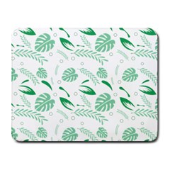 Green Nature Leaves Draw    Small Mousepad by ConteMonfreyShop