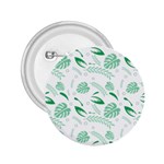 Green Nature Leaves Draw    2.25  Button Front