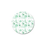 Green Nature Leaves Draw    Golf Ball Marker (10 pack) Front