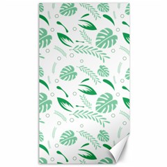 Green Nature Leaves Draw    Canvas 40  X 72  by ConteMonfreyShop