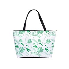 Green Nature Leaves Draw    Classic Shoulder Handbag