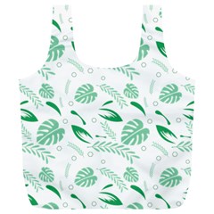 Green Nature Leaves Draw    Full Print Recycle Bag (xl) by ConteMonfreyShop