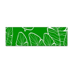 Green Banana Leaves Sticker Bumper (100 Pack) by ConteMonfreyShop