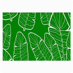 Green Banana Leaves Large Glasses Cloth (2 Sides) by ConteMonfreyShop