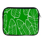 Green Banana Leaves Apple iPad Zipper Case Front