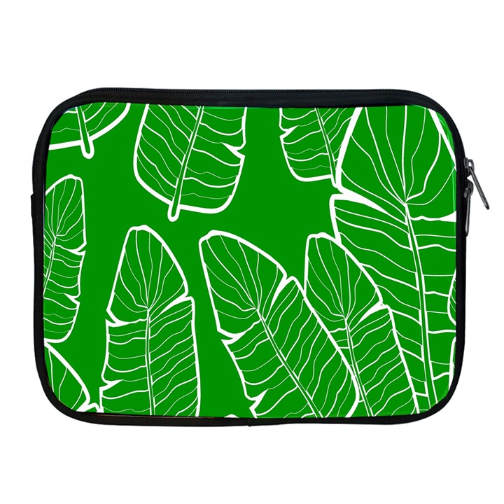 Green Banana Leaves Apple iPad Zipper Case