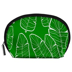 Green Banana Leaves Accessory Pouch (large) by ConteMonfreyShop