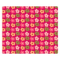 Little Flowers Garden   Double Sided Flano Blanket (small) by ConteMonfreyShop