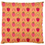 The Cutest Harvest   Large Flano Cushion Case (One Side) Front