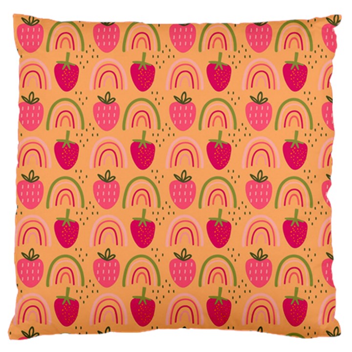 The Cutest Harvest   Large Flano Cushion Case (One Side)