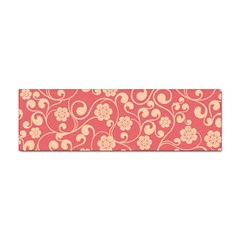 Pink Floral Wall Sticker (bumper) by ConteMonfreyShop