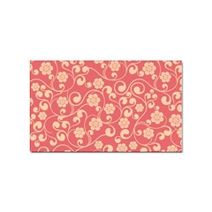 Pink Floral Wall Sticker Rectangular (10 Pack) by ConteMonfreyShop