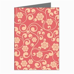 Pink Floral Wall Greeting Cards (pkg Of 8) by ConteMonfreyShop