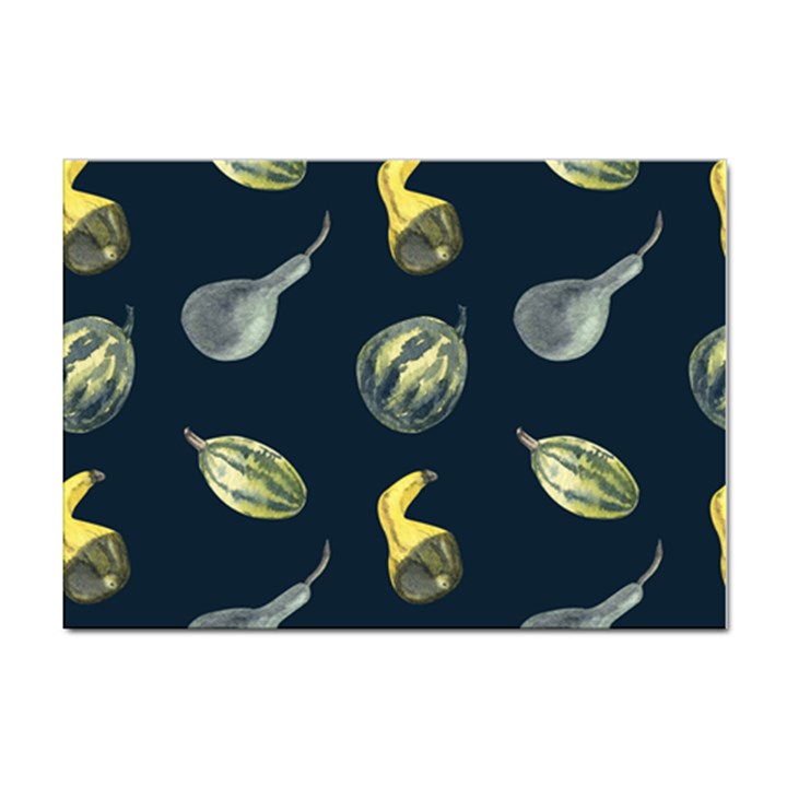 Vintage Vegetables Zucchini Sticker A4 (10 pack)