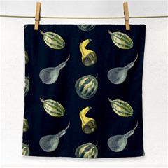 Vintage Vegetables Zucchini Face Towel by ConteMonfreyShop