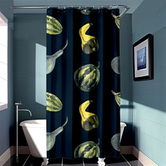 Vintage Vegetables Zucchini Shower Curtain 36  X 72  (stall) by ConteMonfreyShop