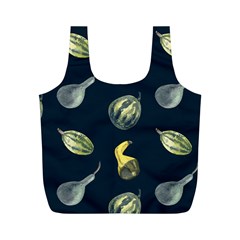 Vintage Vegetables Zucchini Full Print Recycle Bag (m) by ConteMonfreyShop