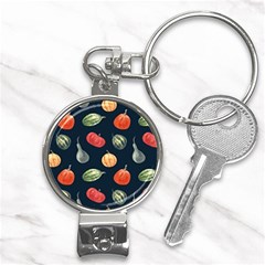 Vintage Vegetables  Nail Clippers Key Chain