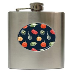 Vintage Vegetables  Hip Flask (6 Oz) by ConteMonfreyShop