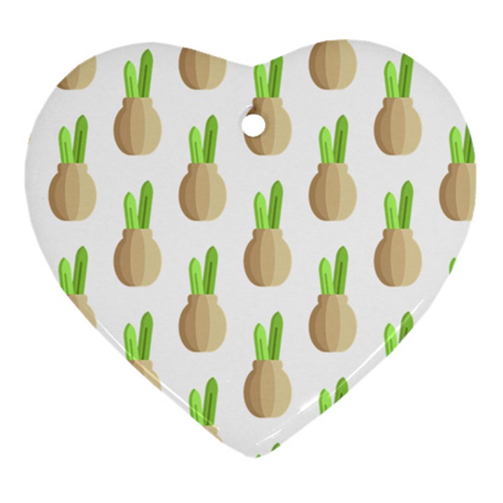 Succulent Vases  Ornament (Heart)