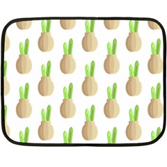 Succulent Vases  Double Sided Fleece Blanket (mini) by ConteMonfreyShop