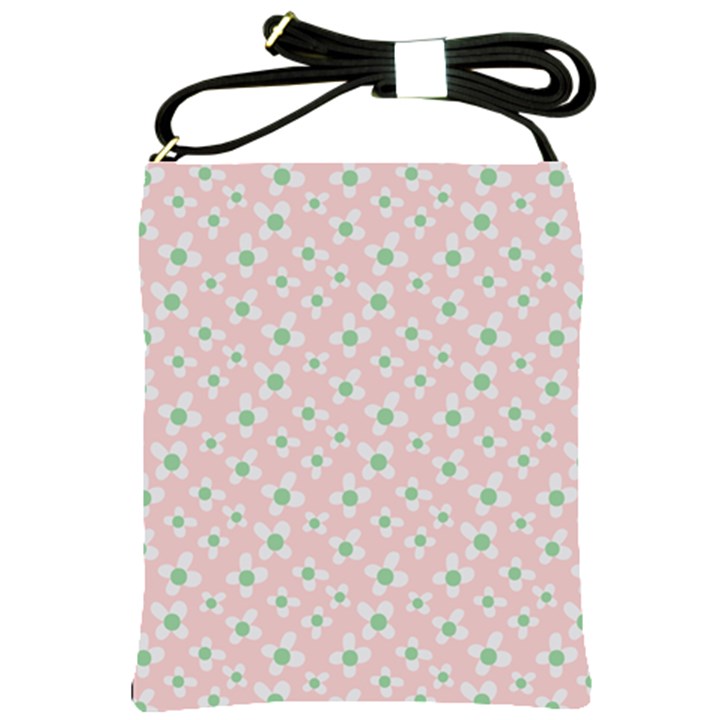 Pink Spring Blossom Shoulder Sling Bag