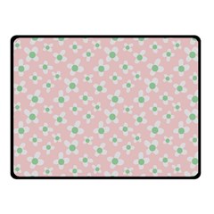 Pink Spring Blossom Fleece Blanket (small)