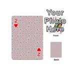 Pink Spring Blossom Playing Cards 54 Designs (Mini) Front - Heart2