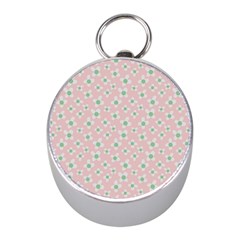 Pink Spring Blossom Silver Compass (mini) by ConteMonfreyShop