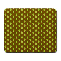 All The Green Apples Large Mousepad by ConteMonfreyShop